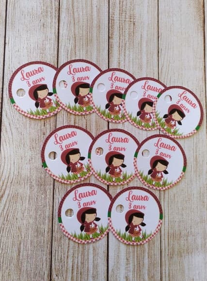 Tag Lembrancinha Chapeuzinho Vermelho