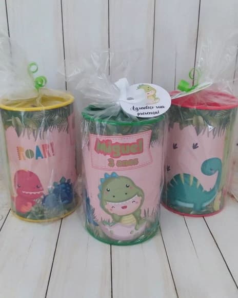 Cofrinho Dinossauro/ Dino Baby Personalizado Embalado