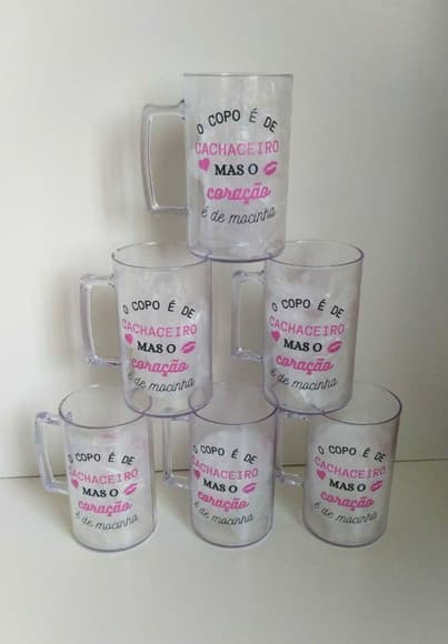 Caneca Acrílica Personalizada Aniversário Adulto