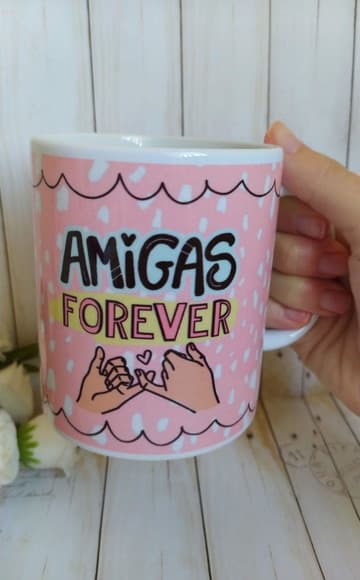 Caneca de porcelana Amigas - foto 1