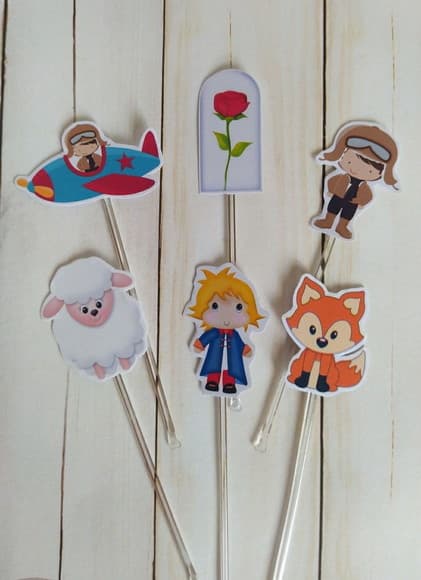 Topper para Docinhos Pequeno Príncipe 30 Unidades - foto 1