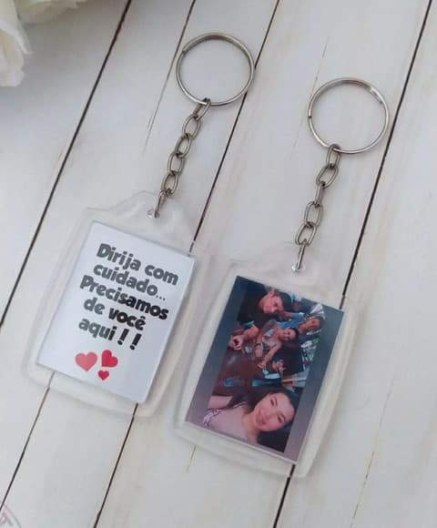 Chaveiro Personalizado Dirija com Cuidado - foto 1