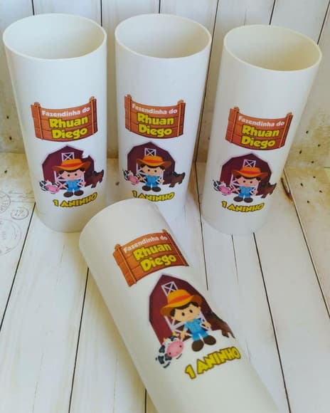 Copo long drink Fazendinha