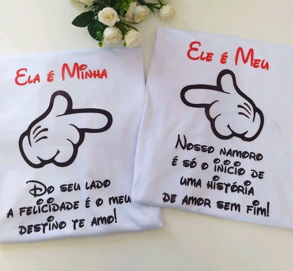 Kit Camisetas Namorados - foto 1