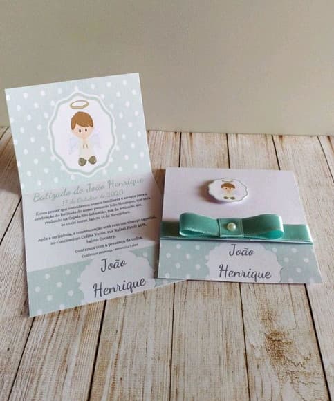 Convite Batizado Personalizado - foto 1