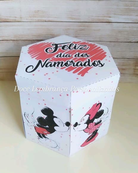 Caixa surpresa namorados com caneca - foto 1