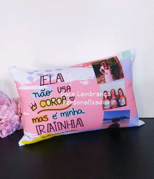 Almofada Personalizada Dia das Mães - foto 1