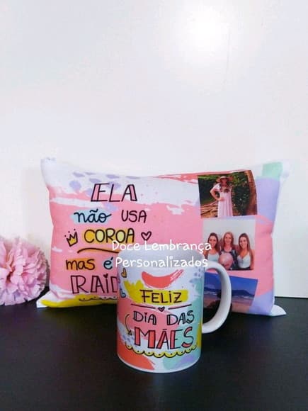Kit Almofada + Caneca Dia das Mães - foto 1