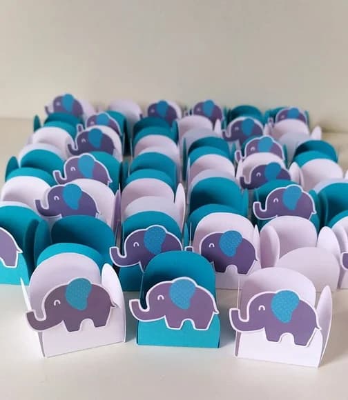Forminhas para docinhos personalizadas Elefantinho - foto 1