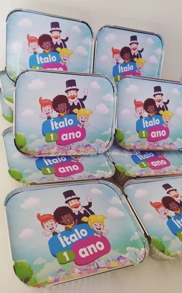Marmitinha Mundo Bita Kit Lanche Festa na Escola Aniversário - foto 1