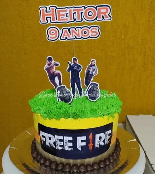 Topper para Bolo Free Fire - foto 1